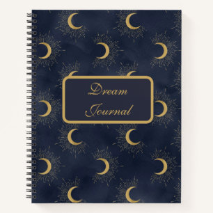 Dream Journal - Fun and Modern Celestial Moon