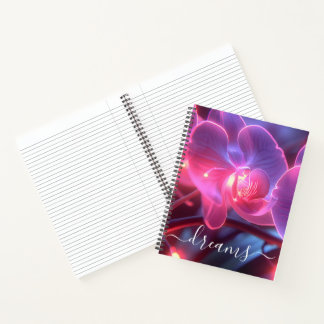 Dream Journal Glow Light Wildflowers Custom