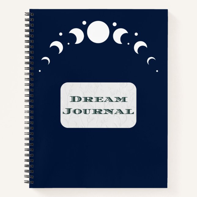 Dream Journal - Phases of the Moon Dream Journal (Front)