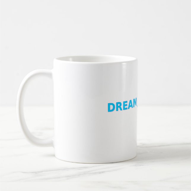 Dream Journal – Vaporwave Cloud Aesthetic Design Coffee Mug (Left)