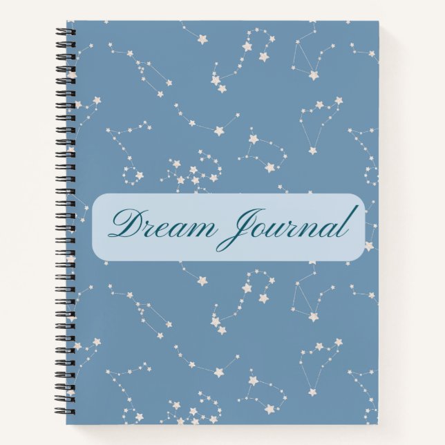Dream Journal - Zodiac Constellation Pattern  (Front)