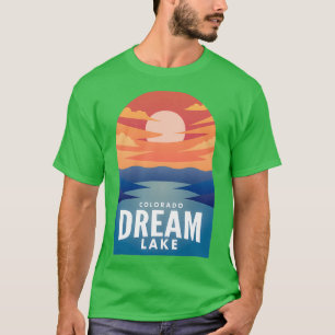 Dream Lake CO Retro Sunset T-Shirt