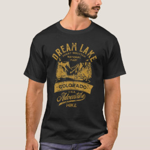 Dream Lake Rocky Mountain National Park Distressed T-Shirt