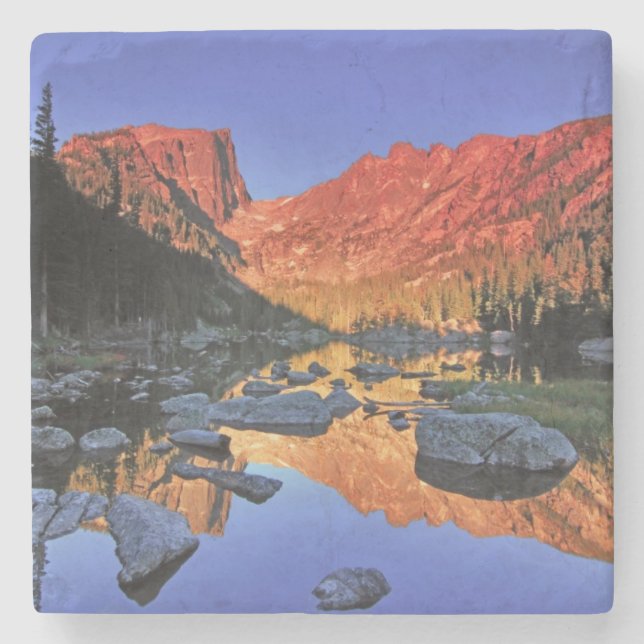 Dream Lake Stone Coaster (Front)