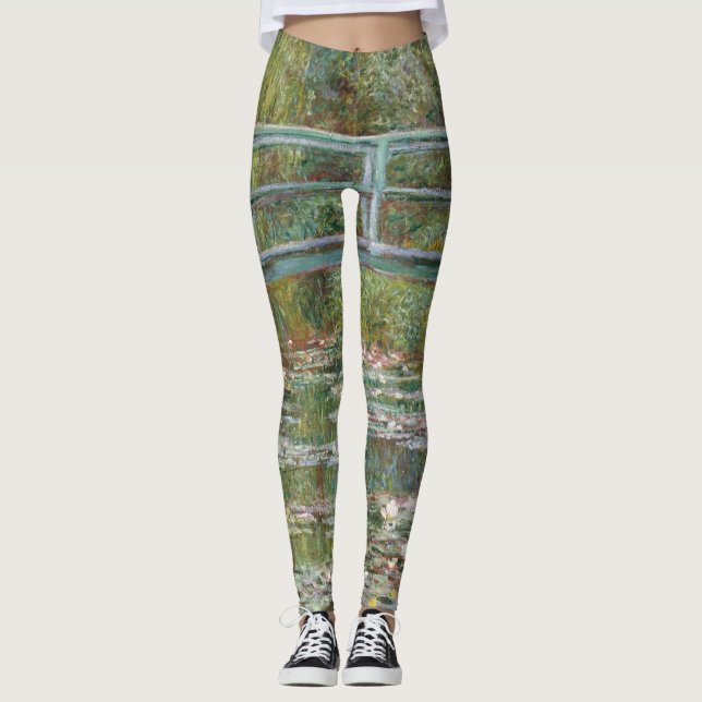 Dream Legging, Monet, Garden, classic painting Leggings (Front)