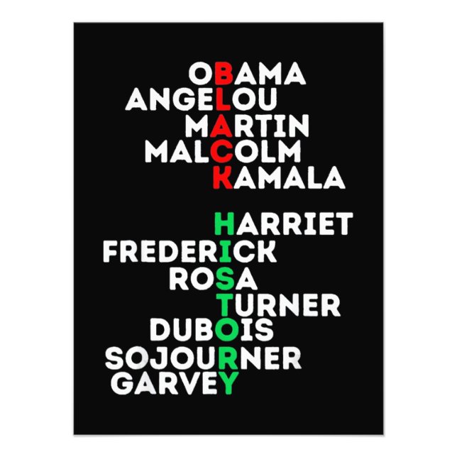 Dream Like Martin Black History Month Photo Print (Front)