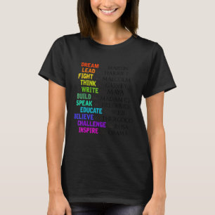 Dream Like Martin Lead Like Harriet Black History T-Shirt