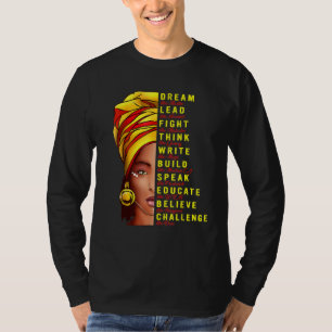 Dream Like Martin Lead Like Harriet Shirt Black Hi