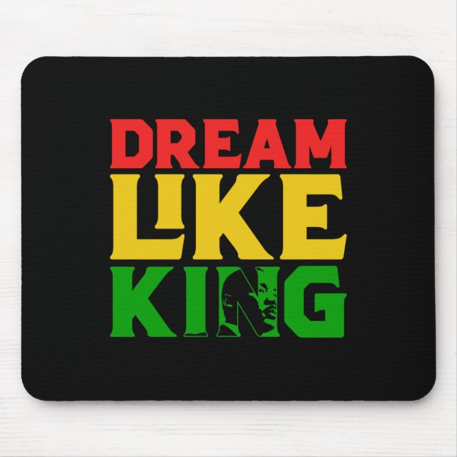 Dream Like Martin  Mouse Mat (Front)