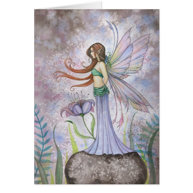 Dream Lily Fairy Card by Molly Harrison (Front)