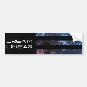 Dream Linear Dream Flag Bumper Sticker