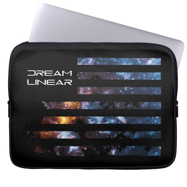 Dream Linear Dream Flag Laptop Sleeve (Front)