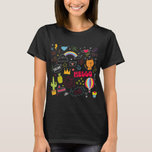 Dream Love Hello Visual Drawing Doodle Art T-Shirt