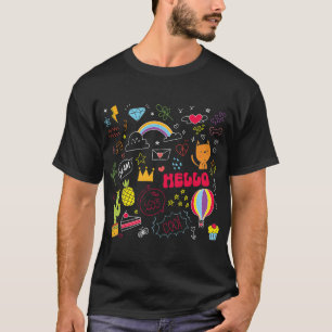 Dream Love Hello Visual Drawing Doodle Art T-Shirt