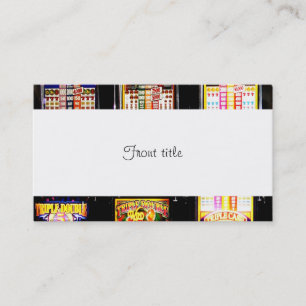 Dream Machines - Lucky Slot Machines Business Card