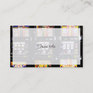 Dream Machines - Lucky Slot Machines Business Card