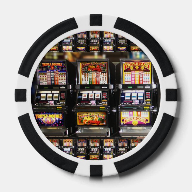Dream Machines - Lucky Slot Machines Poker Chips (Front)
