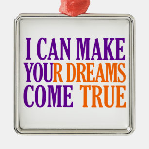 Dream Maker ornament, customisable Metal Tree Decoration