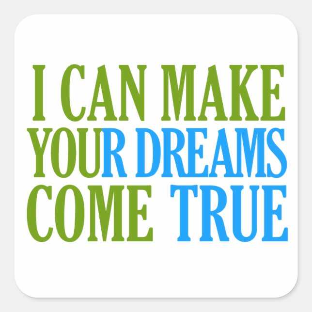 Dream Maker stickers (Front)