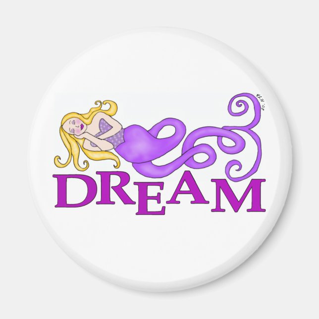 Dream-Mer Dream Mermaid Magnet (Front)