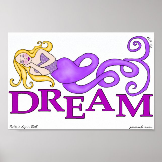Dream-Mer Mermaid Poster (Front)