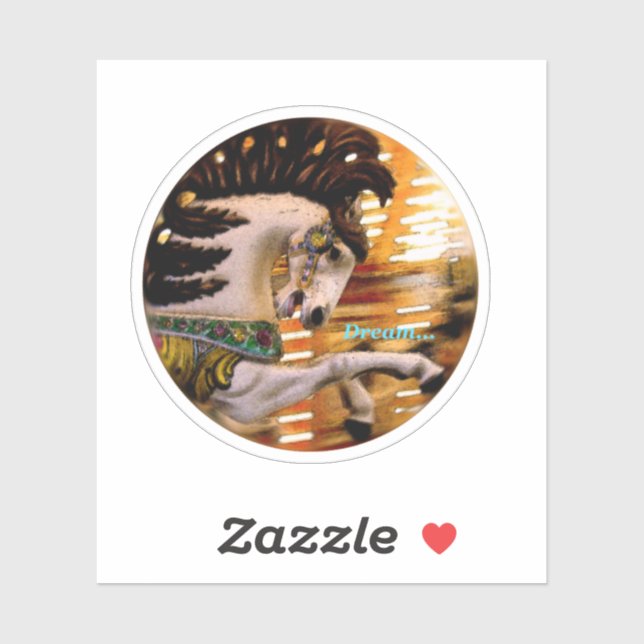 Dream Merry Go Round Horse (Sheet)