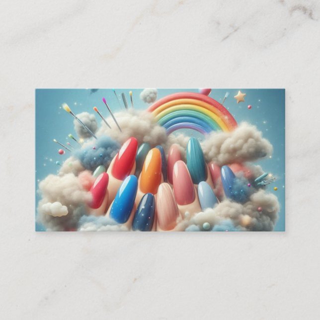 Dream Nails Business Card (Front)