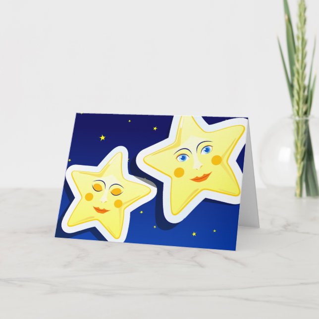 Dream night, greeting card (Front)