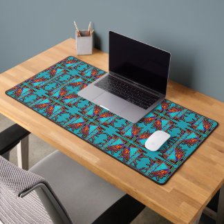 Dream of Butterflies Emblem  Desk Mat