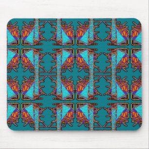 Dream of Butterflies Emblem Mouse Mat