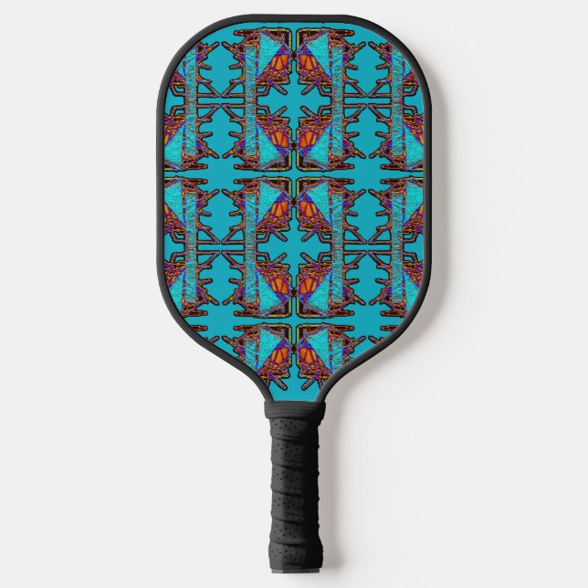 Dream of Butterflies Emblem Pickleball Paddle (Front)