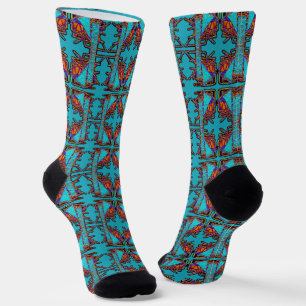 Dream of Butterflies Emblem Socks