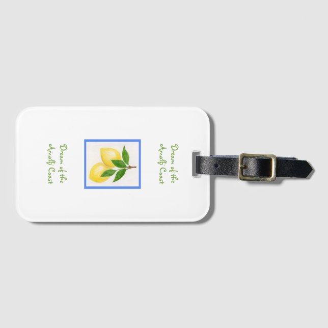 Dream of the  Amalfi Coast Luggage Tag (Front Horizontal)