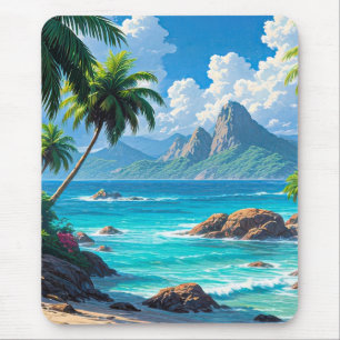 Dream On, Tropical Paradise, Mouse Mat