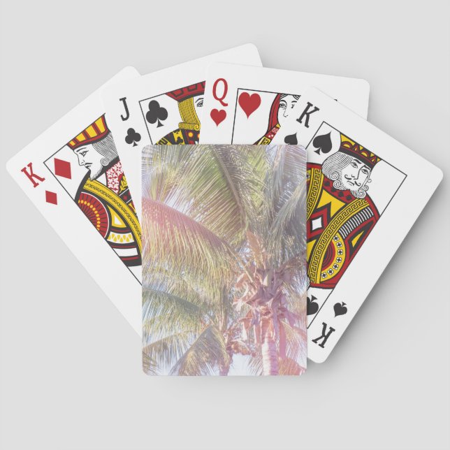 Dream Palm Tree Playing Cards (Back)