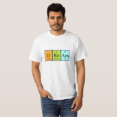 Dream periodic table name shirt (Front Full)