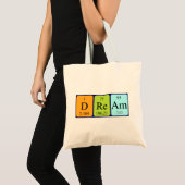 Dream periodic table name tote bag (Front (Product))