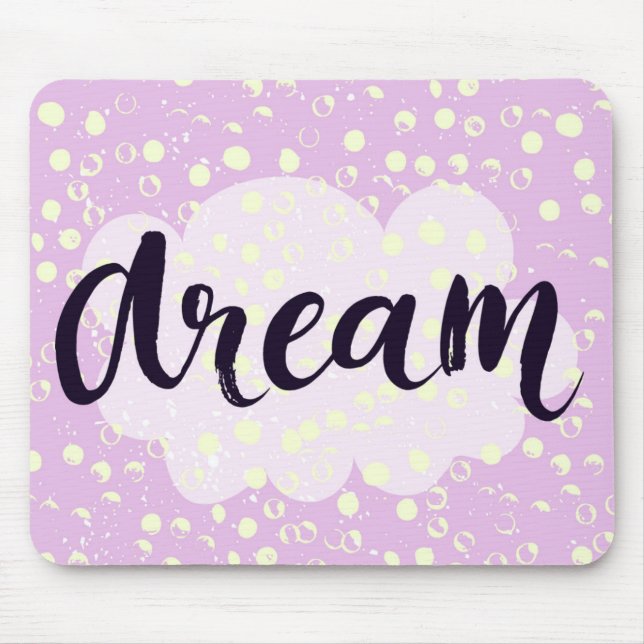 Dream Pink Mouse Mat (Front)