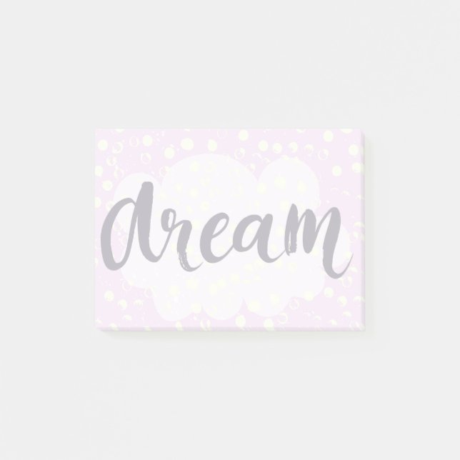 Dream Pink Post-it Notes (Front)