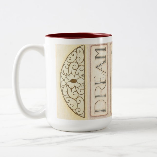 Dream Plan Build Repeat Coffee Mug (Left)