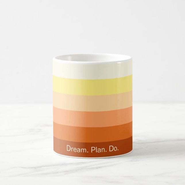 Dream Plan Do – Motivational Gradient  Coffee Mug (Center)