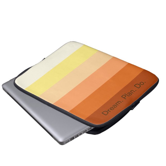 Dream Plan Do – Motivational Gradient  Laptop Sleeve (Front Bottom)