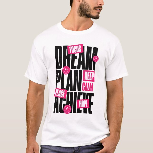 Dream Plan keep calm Tshirt  (Front)