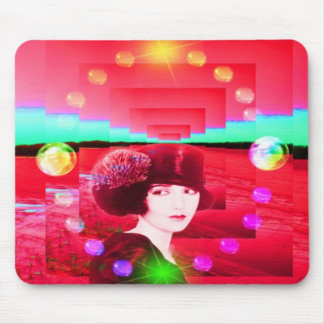 Dream Planet Mouse Mat (Front)