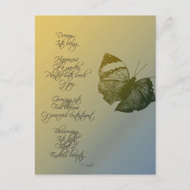 Dream Poem Postcard (Front)