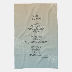 Dream Poem Tea Towel