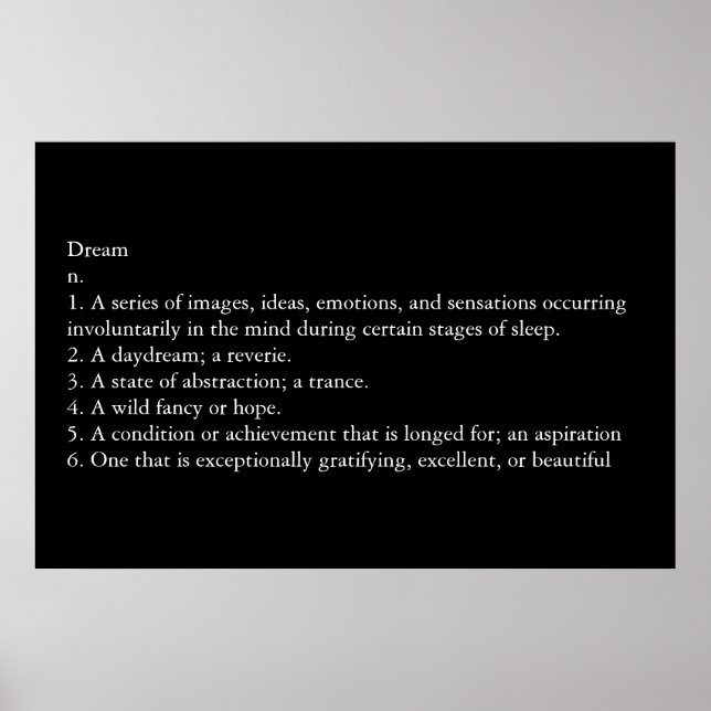 Dream Poster (Front)