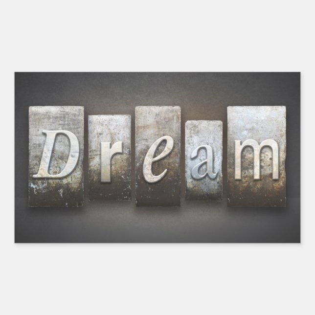 Dream Rectangular Sticker (Front)