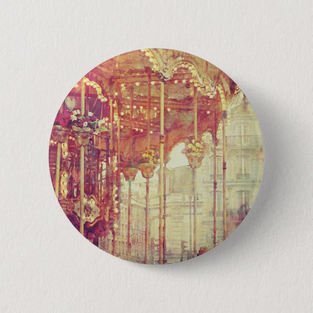 Dream Ride 6 Cm Round Badge (Front)