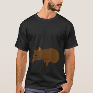Dream Sleep Snooze Snooze Light Burmese Cat Sleep T-Shirt